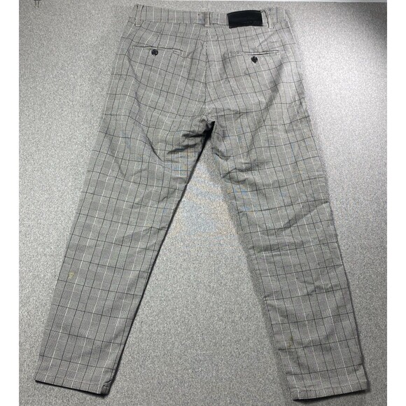 Original Design Collection Plaid Pants Size 34 Stretchy Skinny Fit - Picture 2 of 3